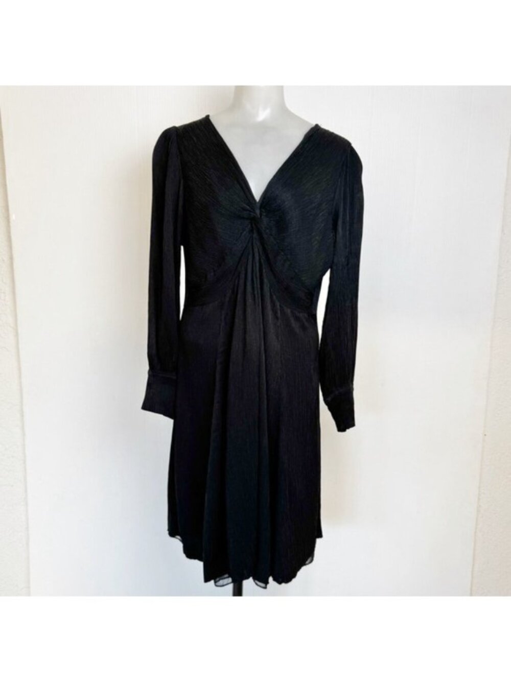 HATCH Maternity Dress Black Long Sleeve Knee Lenght Date Night Party 2